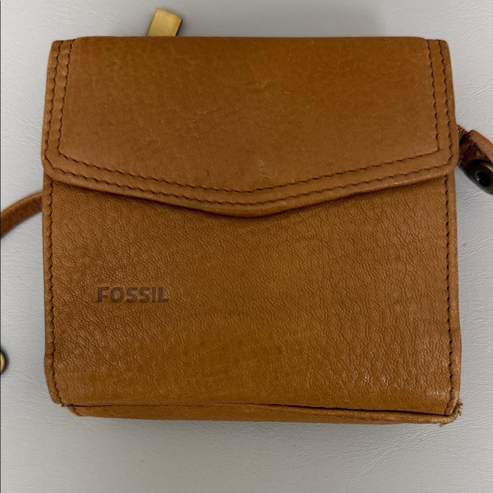 Vintage Leather Fossil Women's Brown Leather Wallet